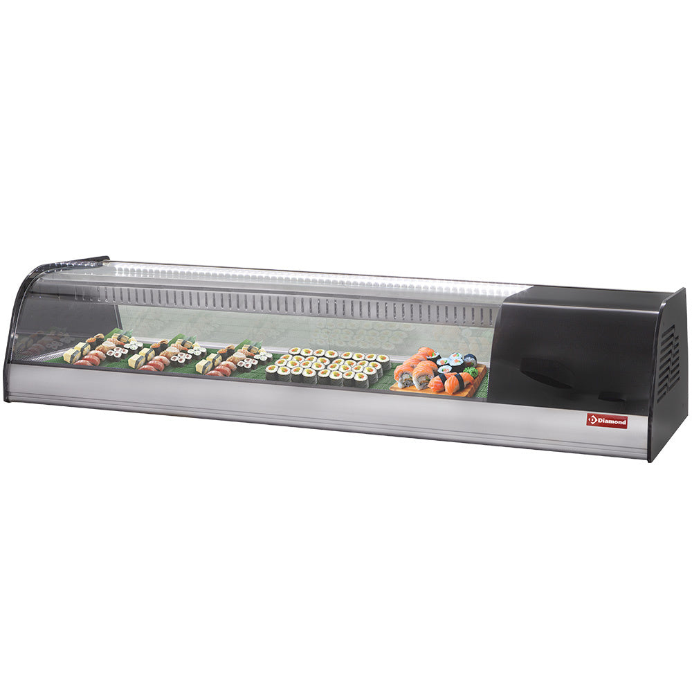 Kyldisplay för sushi, dubbel perforerad botten (ingår)