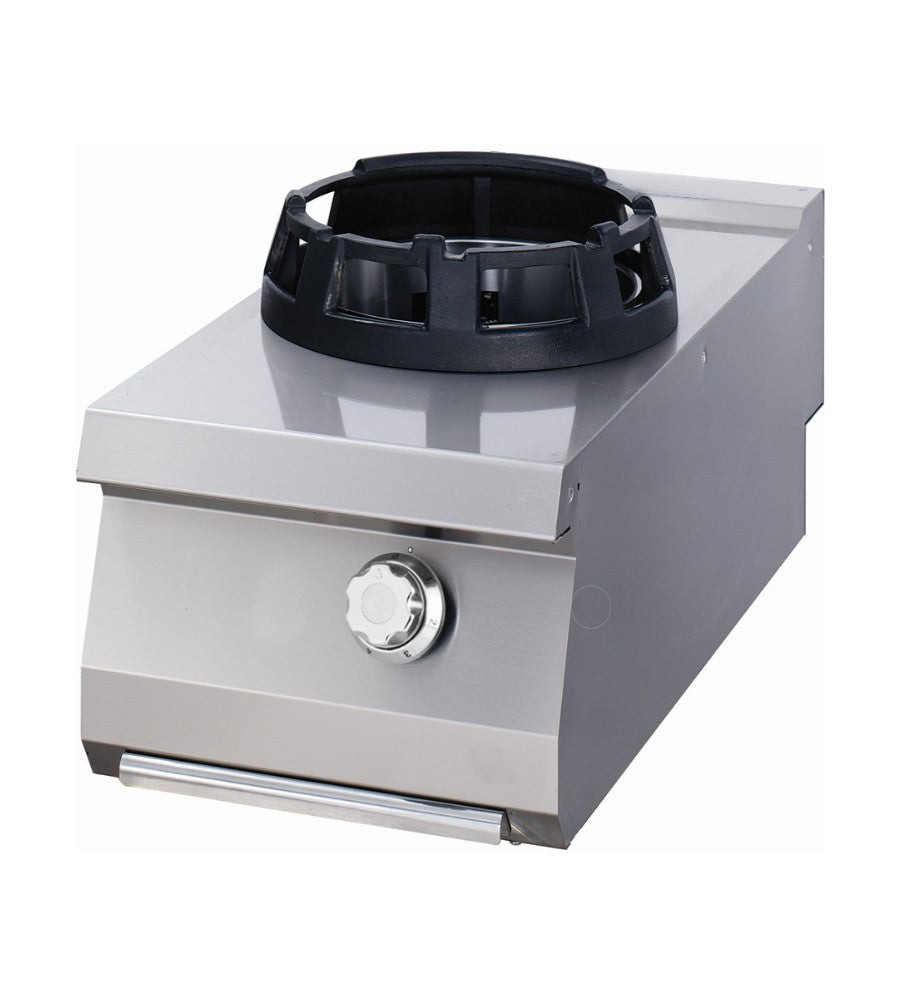 Premium wok-spis - 28,5 cm häll - Enkel enhet - 90 cm djup - Gas