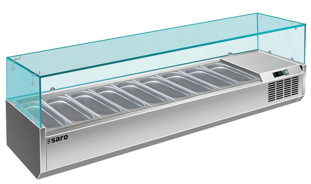 SARO Kylskåpsdisplay - 1/3 GN modell VRX 2000/380