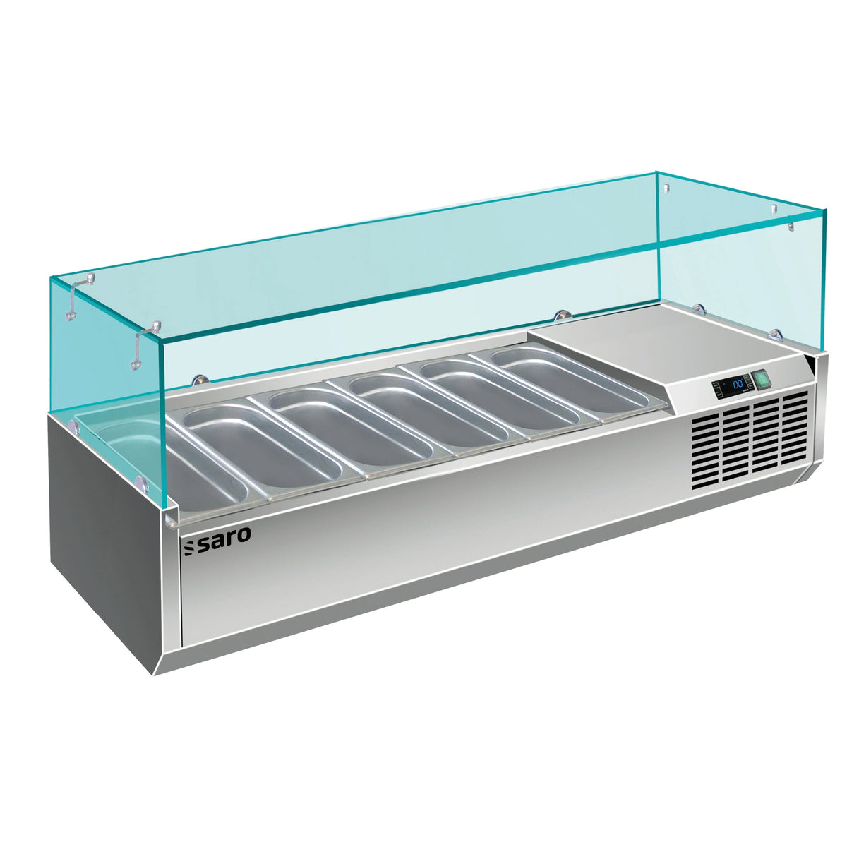 SARO Kylskåpsdisplay - 1/4 GN modell VRX 1400/330