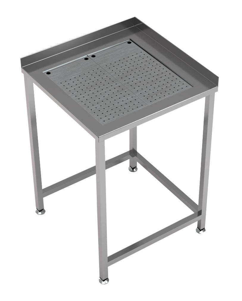 ARBETSBORDSHÖRN MED INTEGRERAD DROPPBRICKA 650X650