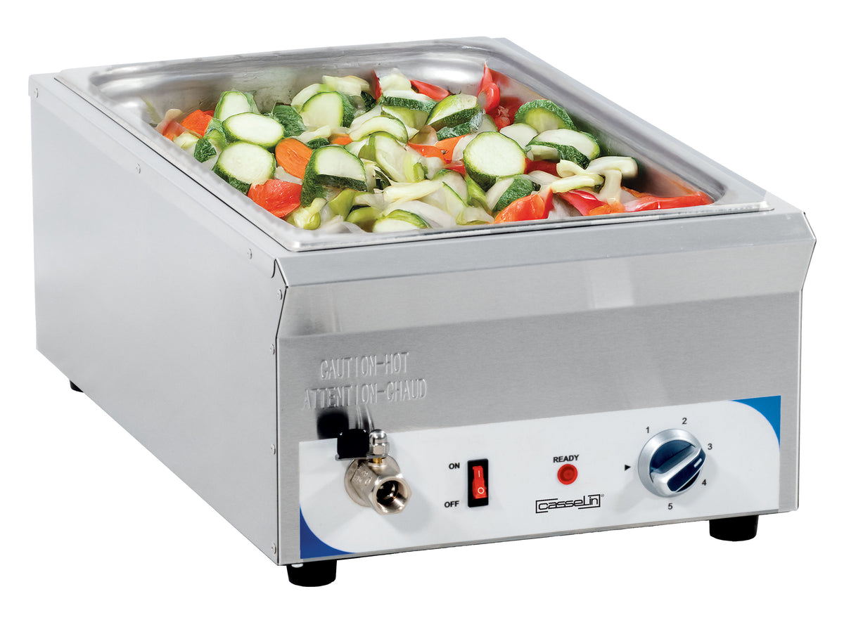 Bain-marie med avloppskran GN 1/1 - 100 mm