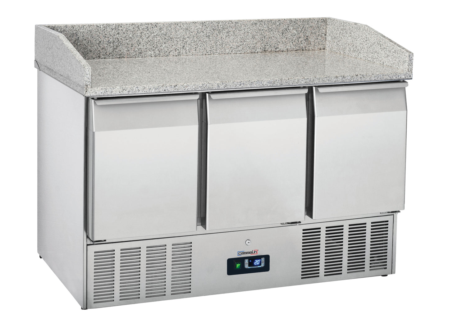 Kylt serveringsbord med bakplatta 2 luckor GN 1/1