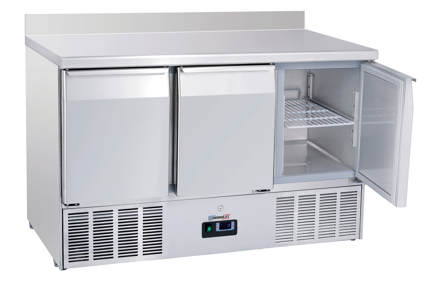 Saladette - Kylt serveringsbord med bakplatta 3 dörrar GN 1/1
