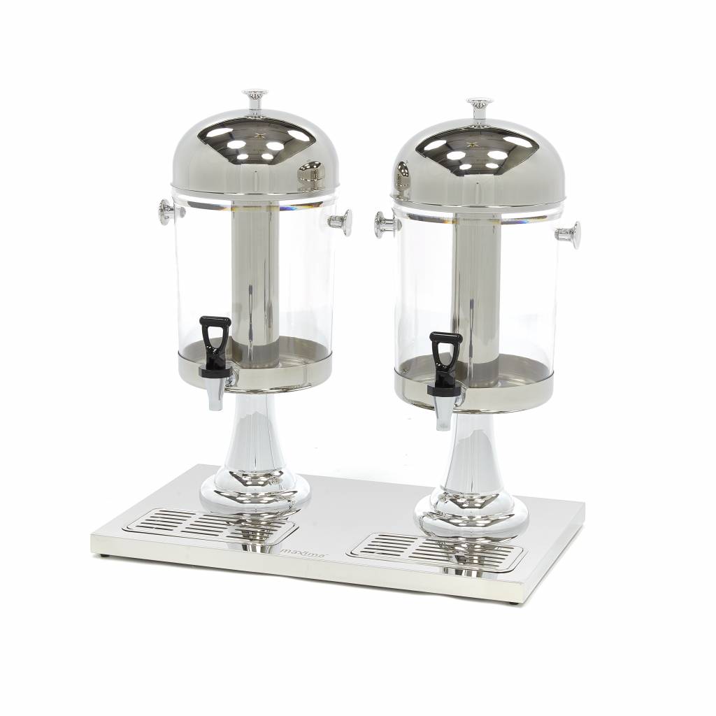 Dryckesdispenser - 2 x 8L - Centralt kylrör - Fungerar utan ström