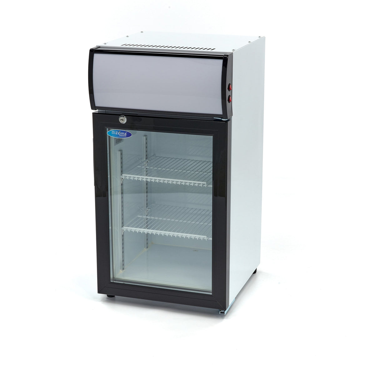 Kylskåp med display - 50L - 2 justerbara hyllplan