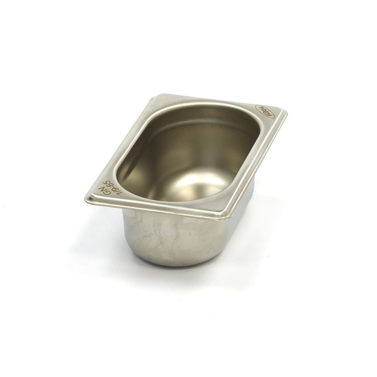 Gastronormbehållare - 3 st - 1/9 GN - 6,5 cm djup - rostfritt stål