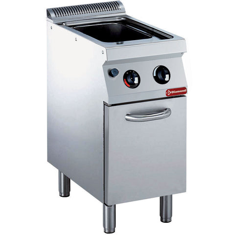 Gaspastakokare, 24,5 liter, på underredet (utan korgar)