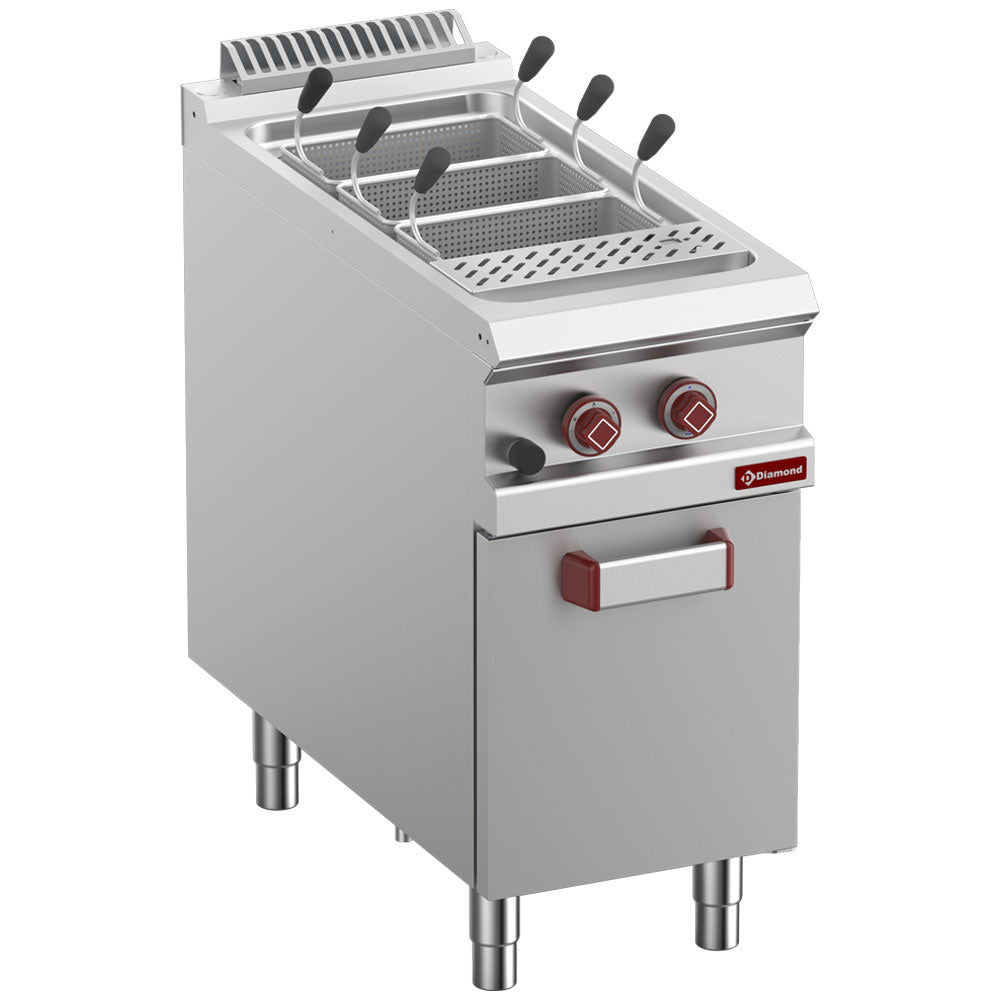 Gasolpastakokare, 1 tank 40 liter, i stängt skåp (utan korgar)