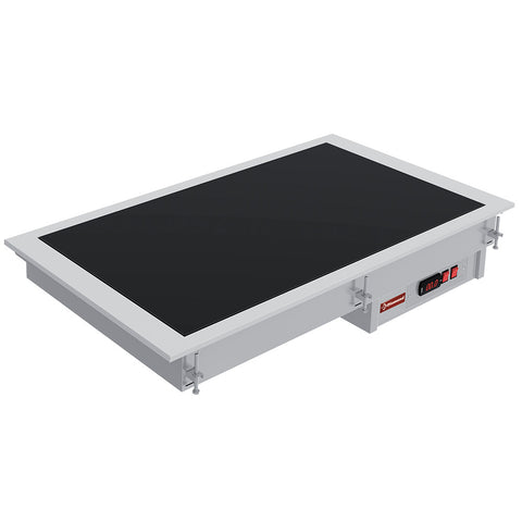 Vitrokeramiskt element svart 3x GN 1/1