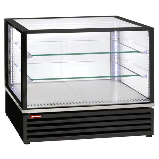 Kyldisplay, EN eller GN, ventilerad, 3 nivåer, SVART