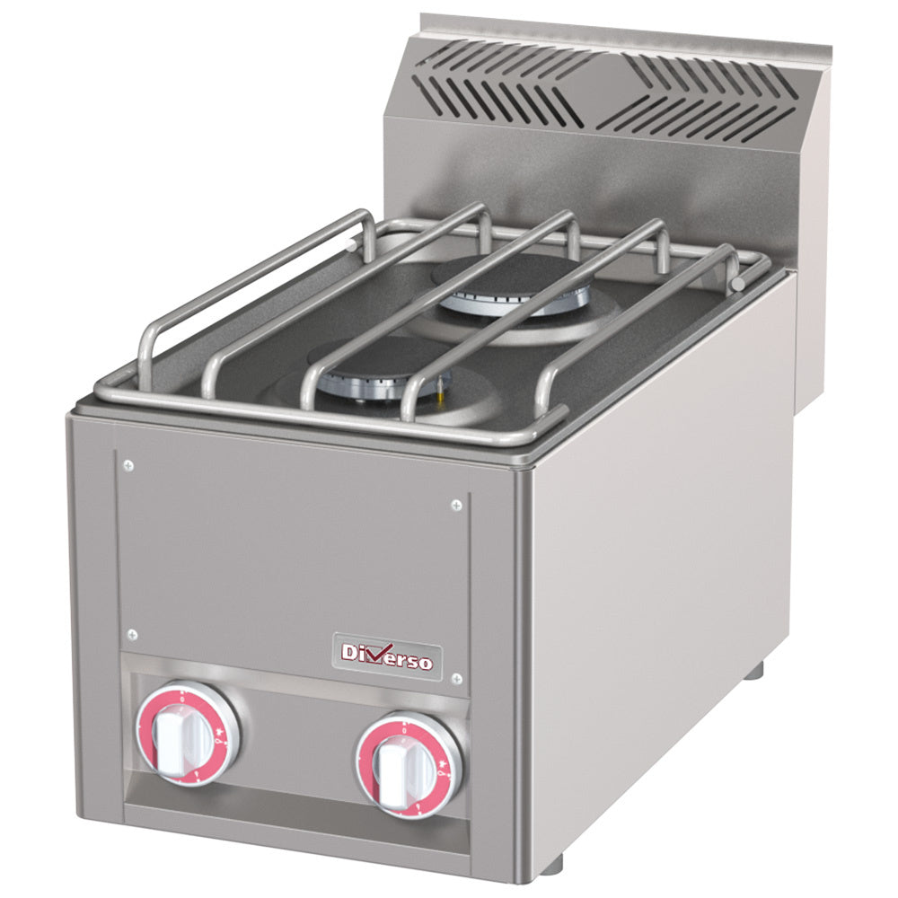 Gasspis 2 brännare, -Topp-