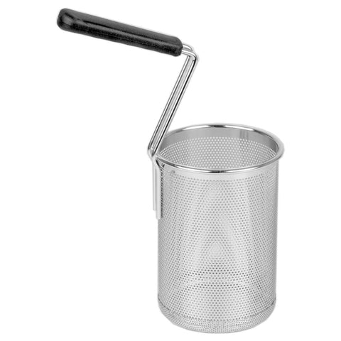 Rundad korg för pastakokare med sidohandtag