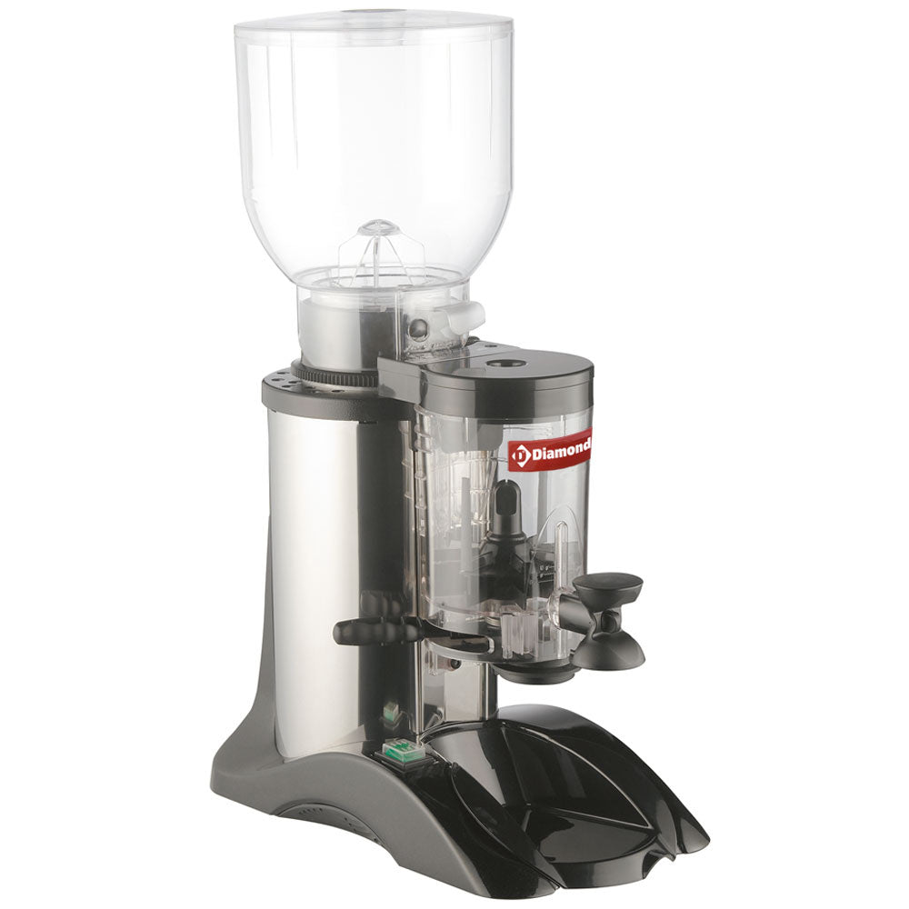 Automatisk kaffekvarn med portionsenhet + automatiskt stopp