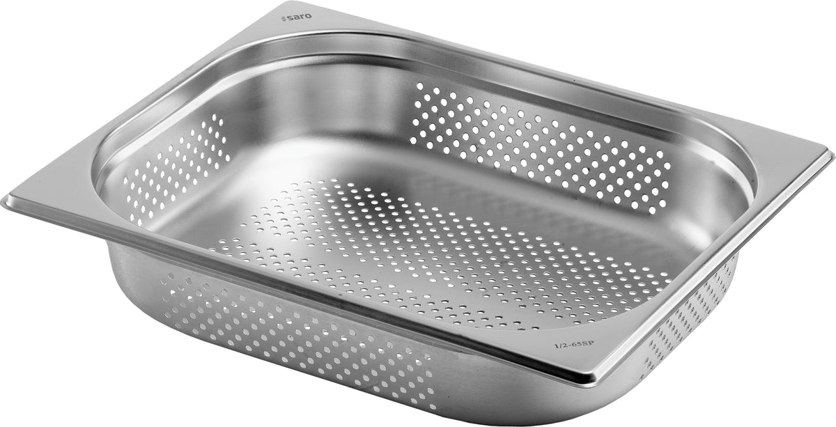 SARO BUDGET LINE GN-behållare 1/2 GN perforerad djup 65 mm
