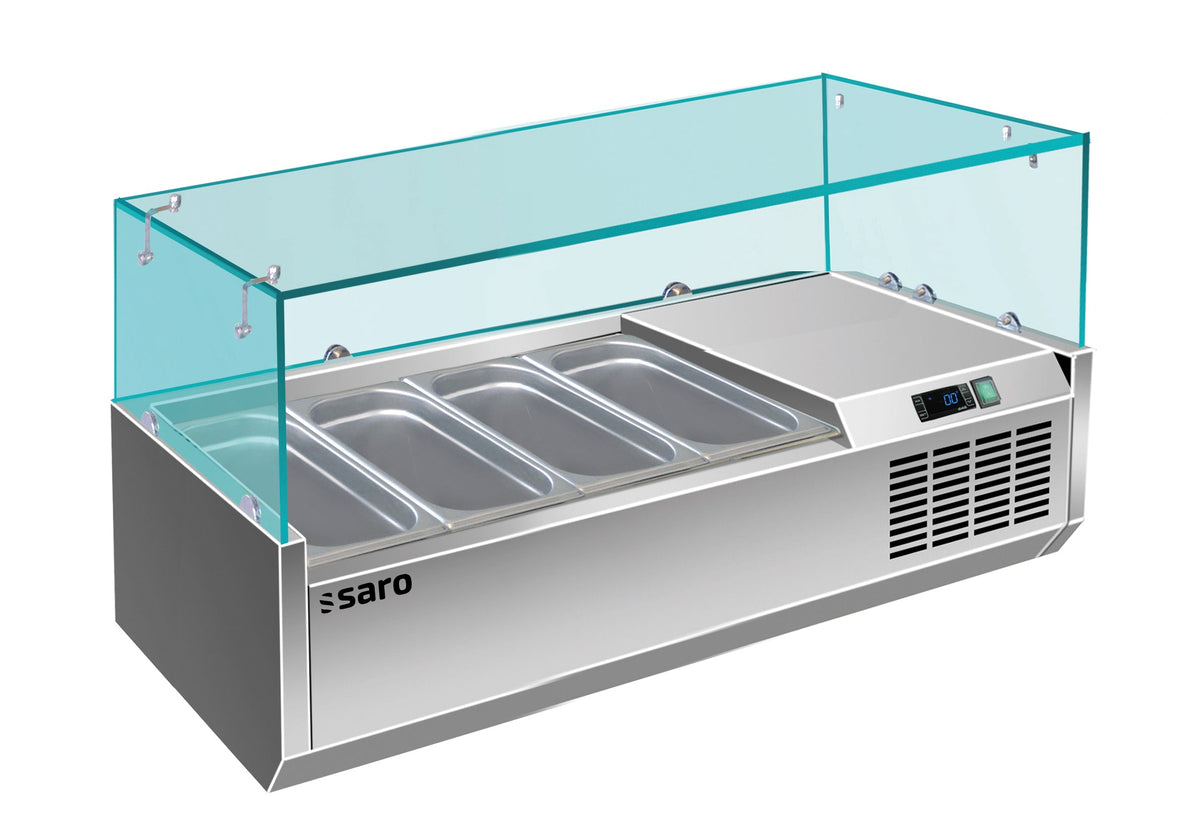 SARO Kylskåpsdisplay - 1/3 GN modell VRX 1200/380