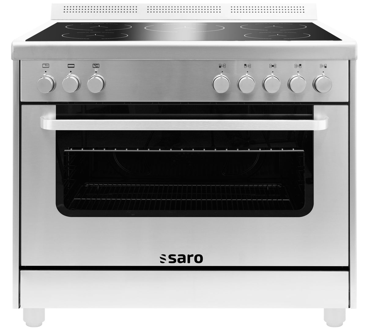 SARO Semiprofessionell induktionshäll modell TS95IND61X silver
