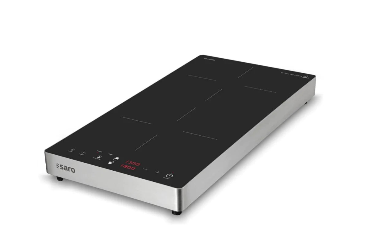 SARO Induktionsspis 1,7+1,8 kW - modell DENISE