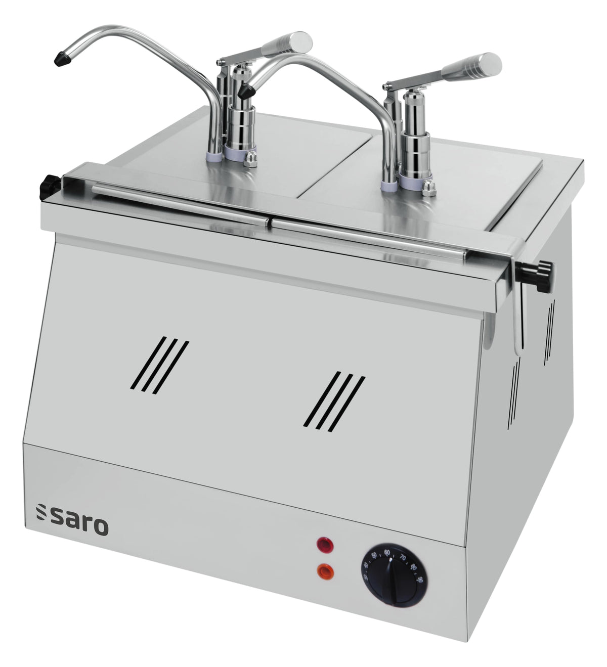 SARO Bainmarie 2 x 1/4 och 2 x 1/6 med pumphuvud modell BM-0214