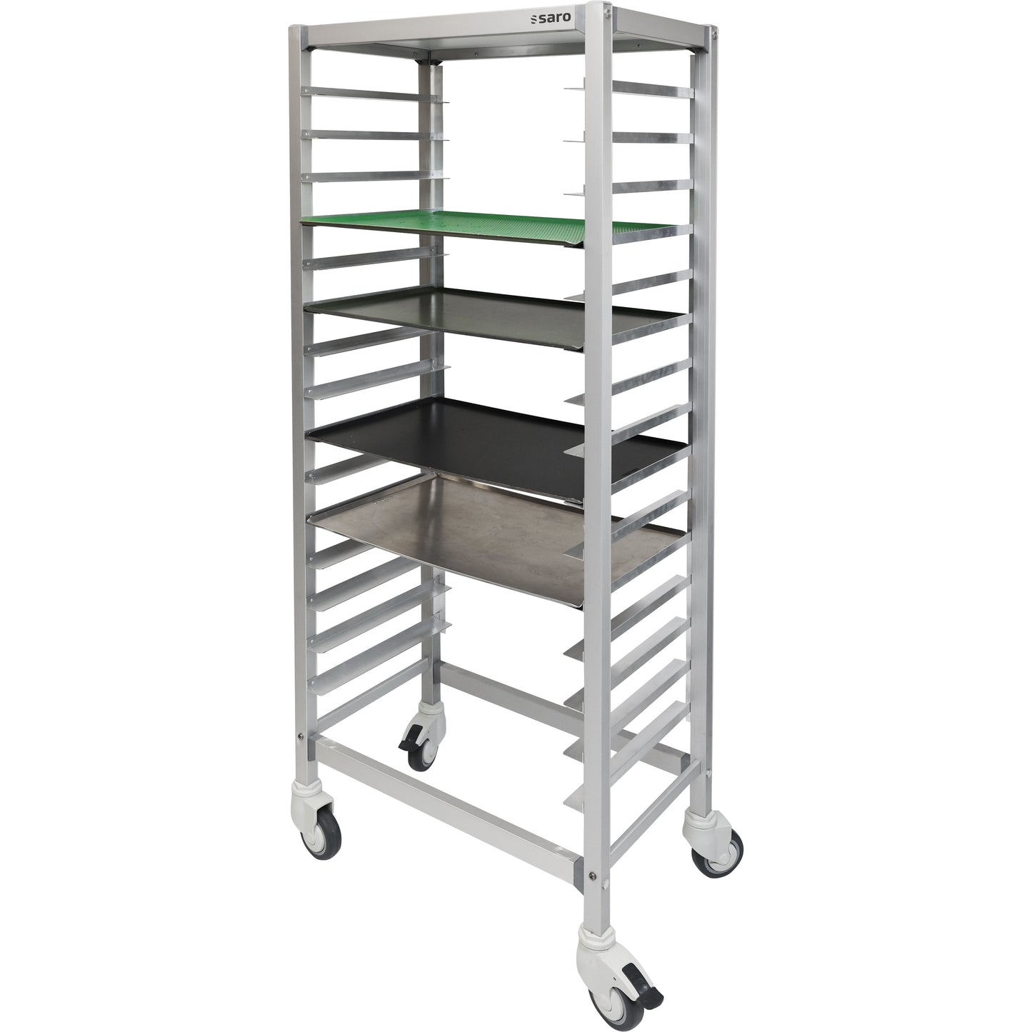SARO Platt paketvagn 18x 600x400 mm
