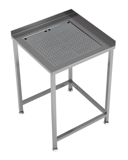 ARBETSBORDSHÖRN MED INTEGRERAD DROPPBRICKA 650X650
