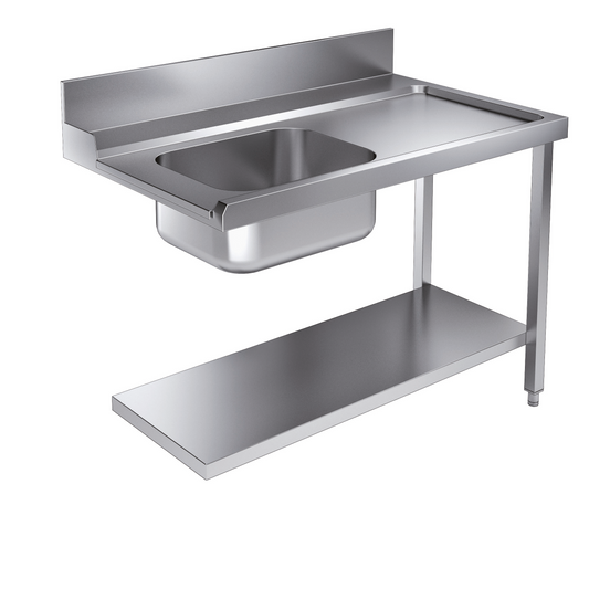 INSTÄNGSBORD UNDRE HYLLA 1200 HÖGER FÖR 7082.0070 - 0075