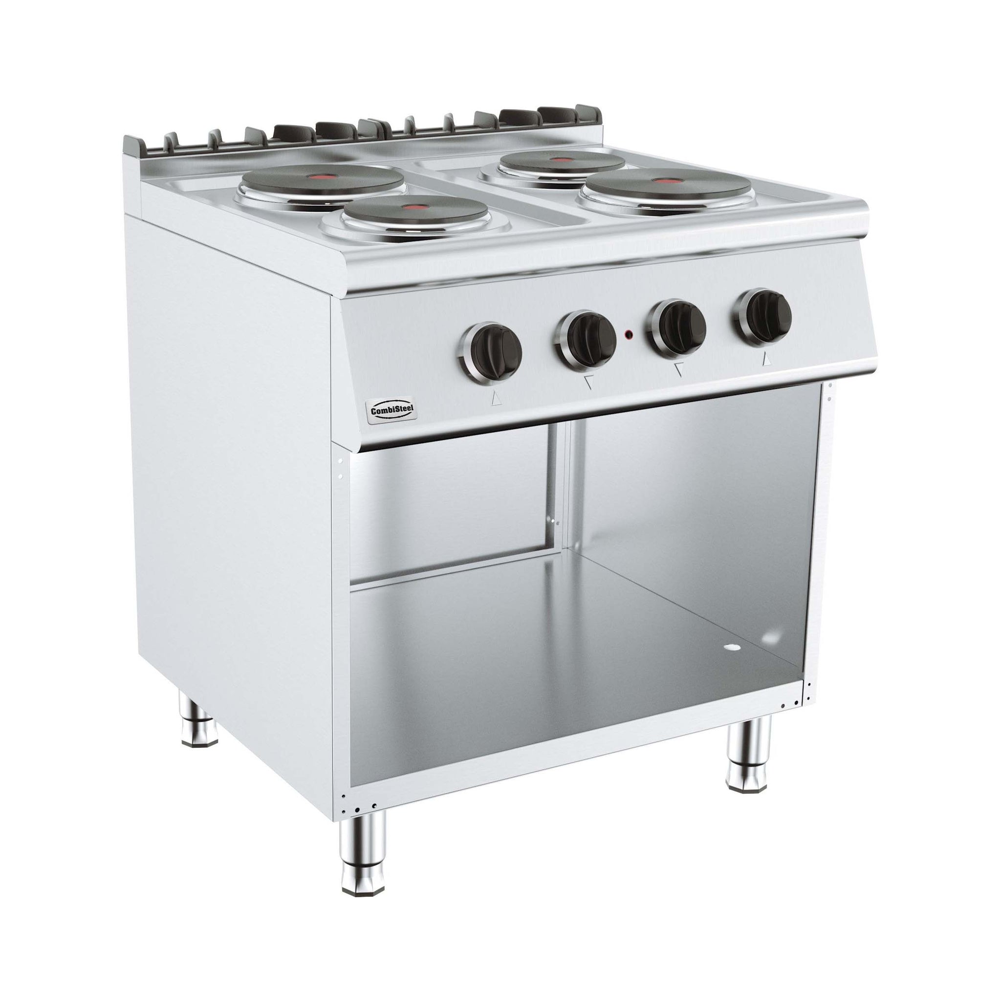 Matlagningsbord / Spis - 4 plattor med bas - EL - 2 x 2,25 kW och 2 x 1,85 kW