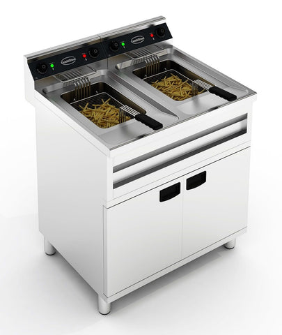 Fritös 2 x 12 liter - 2 x 9 kW