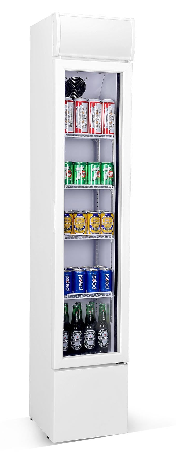 SMAL GLASDÖRR KYLSKÅP