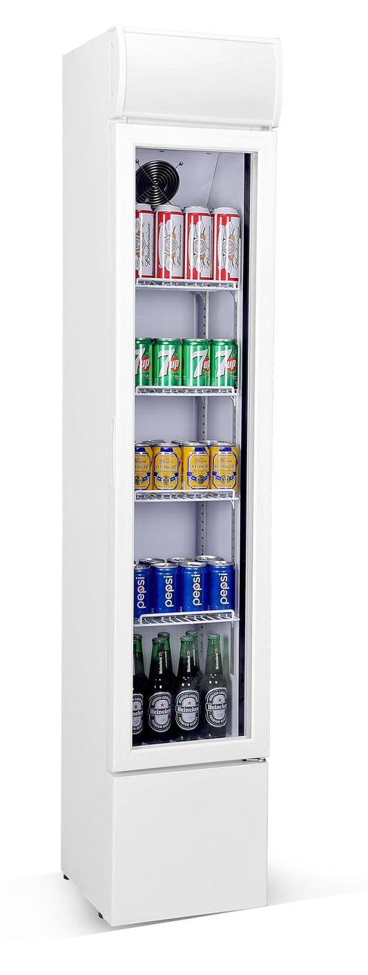SMAL GLASDÖRR KYLSKÅP