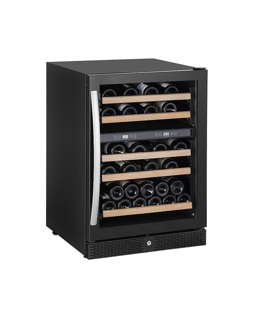 Vinkylskåp - 43-44 flaskor - 2 temperaturzoner