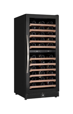 Vinkylskåp - 111 flaskor - 2 temperaturzoner
