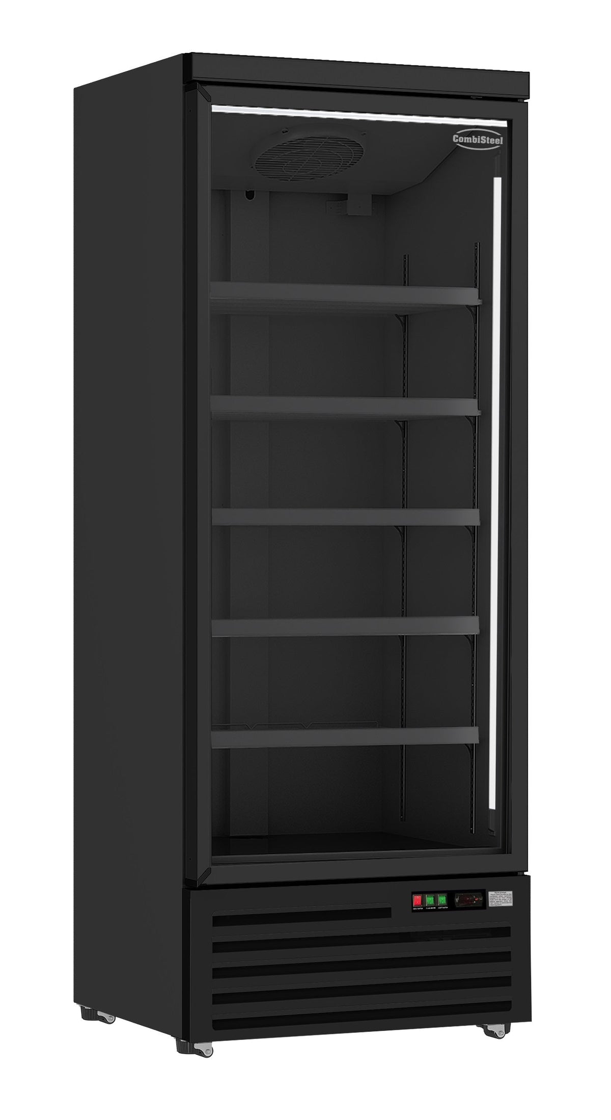 KYLSKÅP 1 GLASDÖRR SVART JDE-600R BL