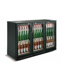 KYLKÅP BACKBAR SVART 3 DÖRRAR