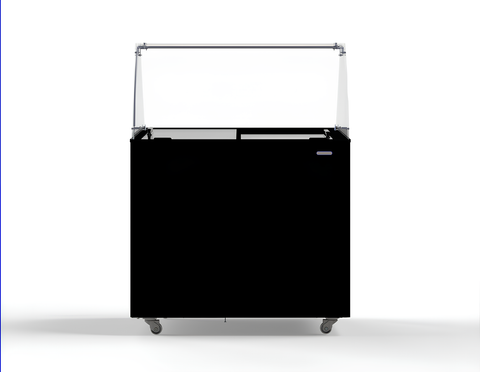 Glassdisk - svart - 6 x 5 liter