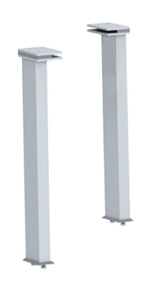 2 FÄSTE FÖR BÖJT GLAS