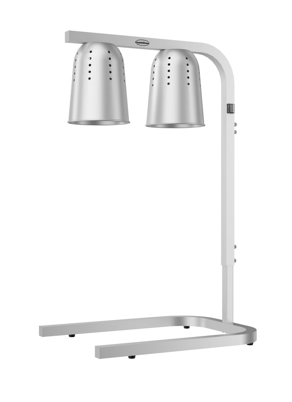 TELESKOPISK VÄRMELAMPA SILVER