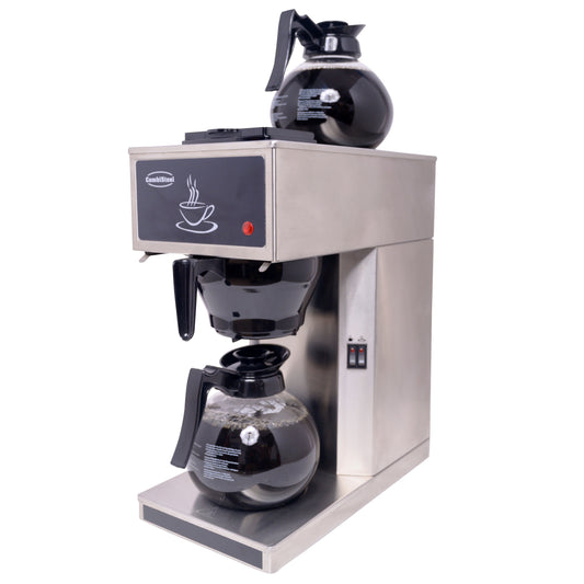 KAFFEMASKIN INKL. 2 GLASKAFFEKANNOR 1,8L