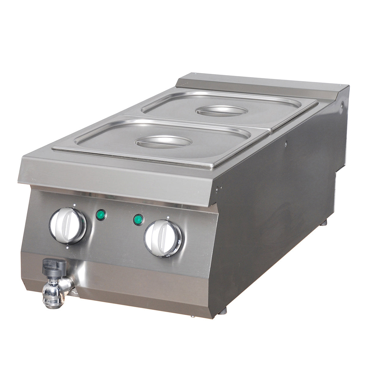 Premium Bain Marie - Enkel enhet - 90 cm djup - Elektrisk