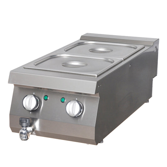 Premium Bain Marie - Enkel enhet - 90 cm djup - Elektrisk