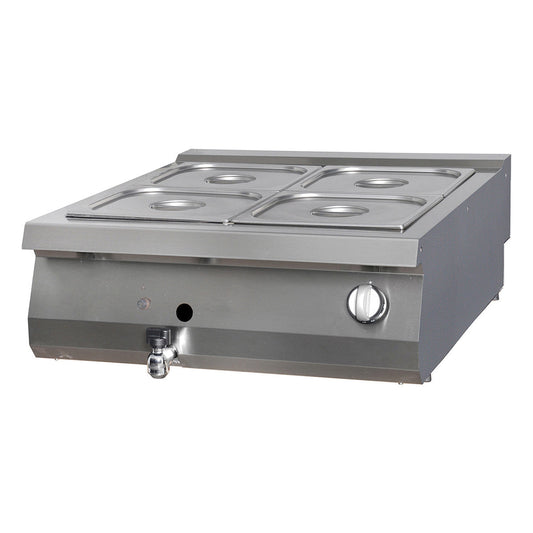 Premium Bain Marie - Dubbel enhet - 90 cm djup - Gas