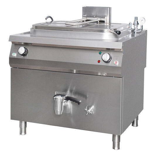 Premium tippbar gryta - 265L - Indirekt - 90cm djup - Gas