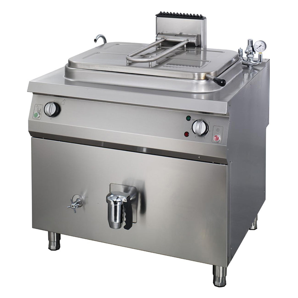 Premium tippbar gryta - 265L - Indirekt - 90cm djup - Elektrisk