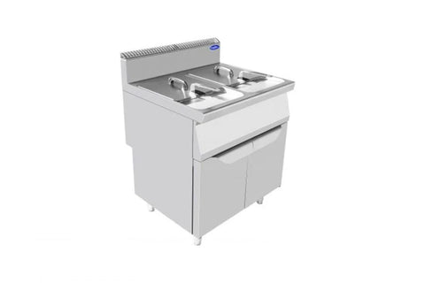 Fritös - Gas - 2 x 16 liter - 400 x 700 mm