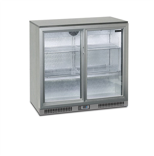 Backbar / Bar kyl - 2 glas skjutdörrar - BA26SS S/A