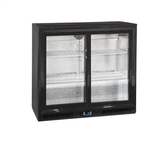Backbar / Bar kyl - 2 skjutdörrar i glas - DB200S