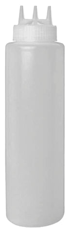 3 munstycken Klämflaska