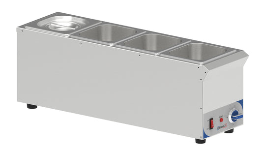 Bain-marie för sås 4 x GN 1/6 - Kompakt