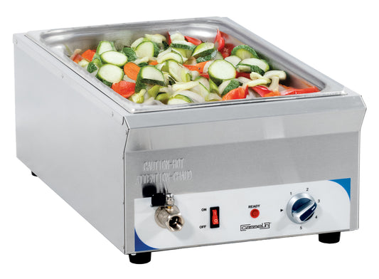 Bain-marie med avloppskran GN 1/1 - 100 mm