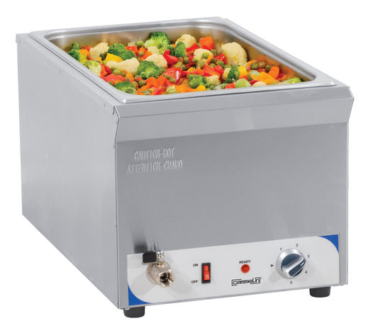 Bain-marie med avloppskran GN 1/1 - 200 mm